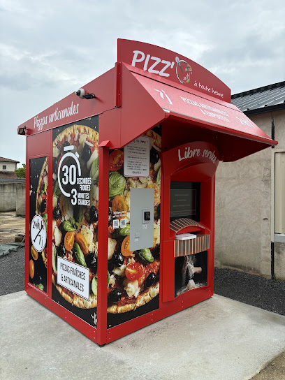 Pizza de Distributeur à pizzas Les Roches-Prémarie-Andillé 24/24 et 7/7 Pizz’à toute heure à Roches-Prémarie-Andillé
